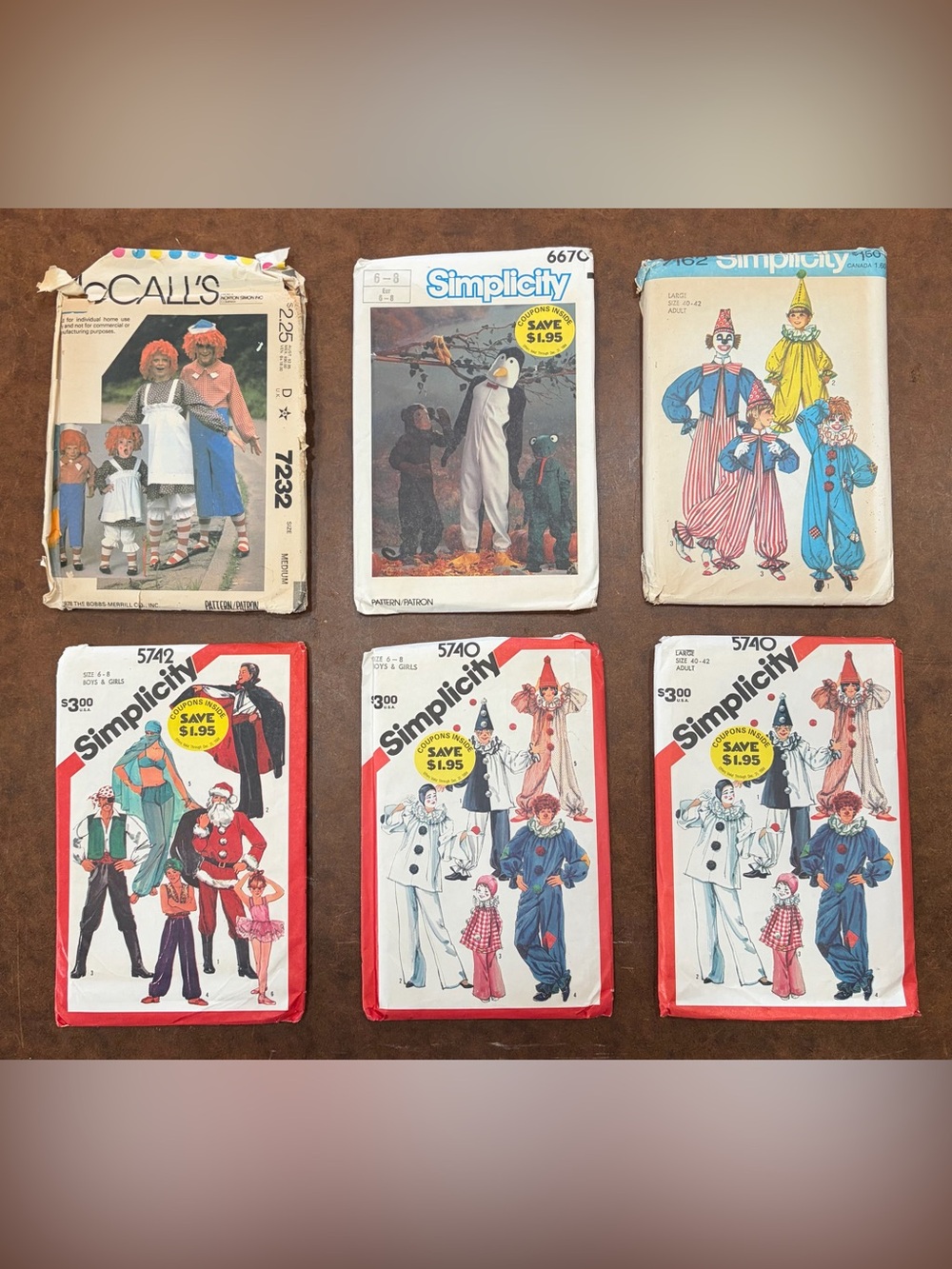 Vintage- Sewing Patterns- Simplicity, McCall’s, Vogue Craft, Butterick